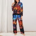 thumbnail image 2 of Sikiie Magical Stained Glass Castle Pajamas for Women Set, Womens Pajama Sets, Lounge Sets for Women, 2pjs for Women-Small, 2 of 7