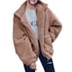 thumbnail image 1 of Abrigo PRETTYGARDEN Talla XL Caqui de Forro Polar Sherpa con Pelo Sintético, 1 of 8