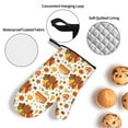 thumbnail image 3 of Disketp Thanksgiving With Turkey Oven Mitts and Potholders BBQ Gloves-Oven Mitts and Pot Holders Cooking Baking Grilling(4-Piece Set), 3 of 6