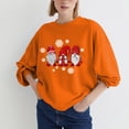 thumbnail image 2 of Blusa holgada de manga larga con cuello redondo y estampado navideño para mujer Fridja  bvmnju2416, 2 of 5