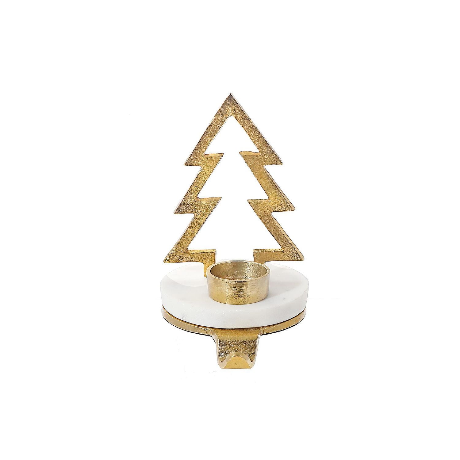 Christmas Tree With Tealight Stocking Holder