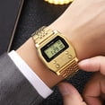 thumbnail image 6 of SKMEI Unisex Watch Slim Digital Wristwatch with Stainless Steel Bracelet, Stopwatch, Alarm, Countdown, Date and EL Backlight, Minimalist Style for Students, Work and Daily Wear, 6 of 8