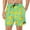 Green Ducky, variant on NEFF Men's Blue Ducky Peace Sign Daily Hot Tub Board Shorts for Swimming