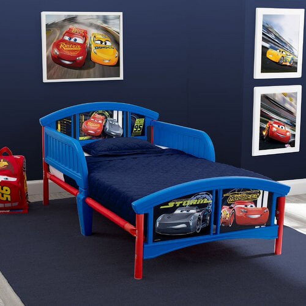 Delta Children Disney Pixar Cars Toddler Bed, Blue photo 3