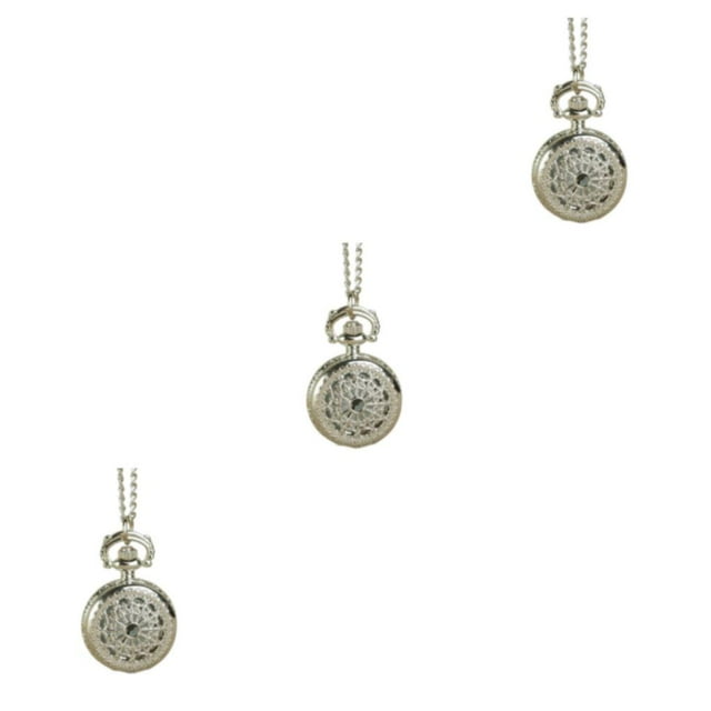 ZLight Rustproof And Impact-resistant Vintage Style Men S Web Pocket Watch as shown 3Set
