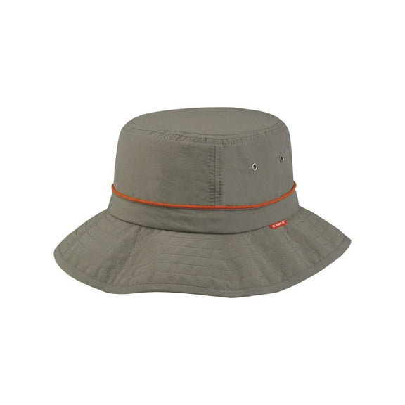 Juniper J7226 Taslon UV Bucket Hat With Adjustable Drawstring, Olive