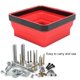 thumbnail image 4 of Bandeja Magnética Para Tornillos, Organizador De Piezas Plegables Para Tornillos, Tuercas, Pernos, Arandelas, Silicona Y Plástico, Diseño Compacto, 4 of 7