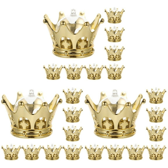 pcs Fillable Crown Dome Candy Boxes Party Favors Decorative Candy Storage Boxes