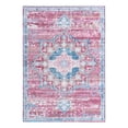 thumbnail image 3 of Unique Loom Renaissance Collection Area Rug - Roma (7' 10" x 11' Rectangle Antique Pink/Blue), 3 of 7