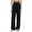 Black, variant on UAMVSH Women's Wide Leg Pants Comfy Soft High Waisted Casual Pants Pleated Loose Fit Business Work Trousers with Pockets