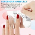 thumbnail image 3 of Nail Remover Foil Wraps for Acrylic, UV, Gel Polish Soak-off Removal with Pre-attached Lint Free Pad, Pack of 100 Wraps Nail Polish Wraps Removal Tool by GIXUSIL, 3 of 7