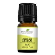 Plant Therapy Jasmine Absolute Essential Oil 100% Pure, Undiluted, Natural Aromatherapy, Therapeutic Grade 5 mL (1/6 oz)