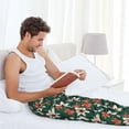 thumbnail image 4 of Cauagu Lilies Flowers Mens Pajama Pants Sleep & Lounge Pants,PJ Bottoms with Pockets-Medium, 4 of 7