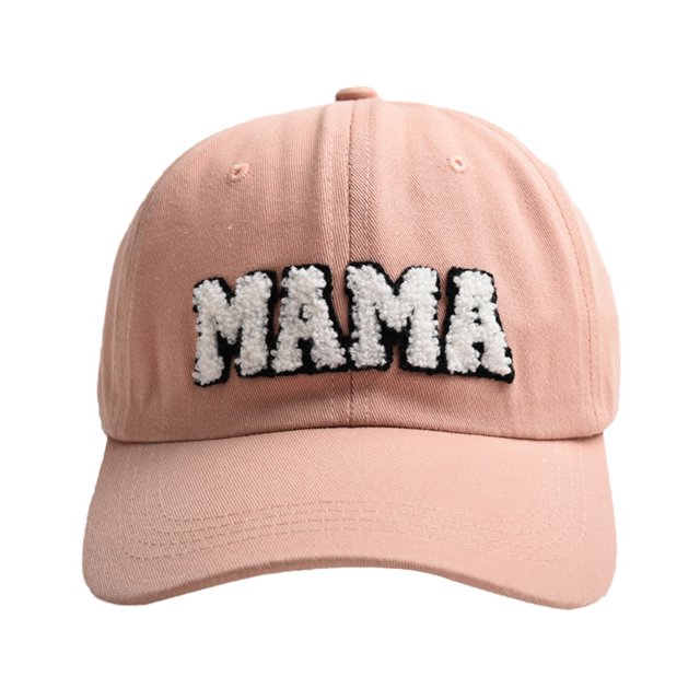 Gorra de béisbol con bordado del alfabeto Gorra para padres e hijos con sombra para exteriores