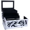thumbnail image 6 of Zimtown Pro Aluminum Makeup Train Jewelry Storage Box Cosmetic Lockable Case Organizer, 6 of 8