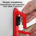 thumbnail image 3 of Portable Alarm Door Stopper, Anti Theft Door Blocker, Red, 3 of 7