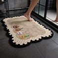 thumbnail image 6 of 23.6" x 15.7" Super Absorbent Diatomaceous Earth Bath Mat, Large Quick Drying Non-Slip Diatomite Stone Bath Mats for Bathroom, Easy to Clean, 6 of 7