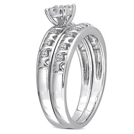 Everly Women's Diamond Sterling Silver Bridal Set