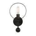 thumbnail image 2 of Monocle 1-Light Black and Gold ADA Compliant Wall Sconce - Black and Gold, 2 of 3