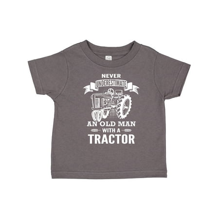 

Inktastic Old Man Tractor Boys Toddler T-Shirt