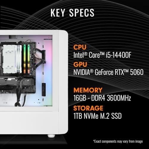 Thermaltake LCGS Quartz i1460 Gaming Desktop (Intel Core™ i5