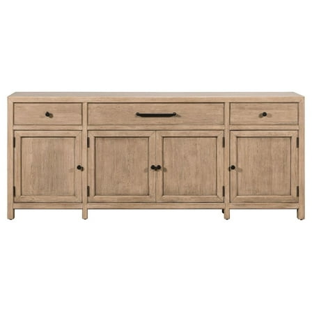 Liberty Furniture Proximity Place 82 Inch TV Console for Living Room  - Barley Buff