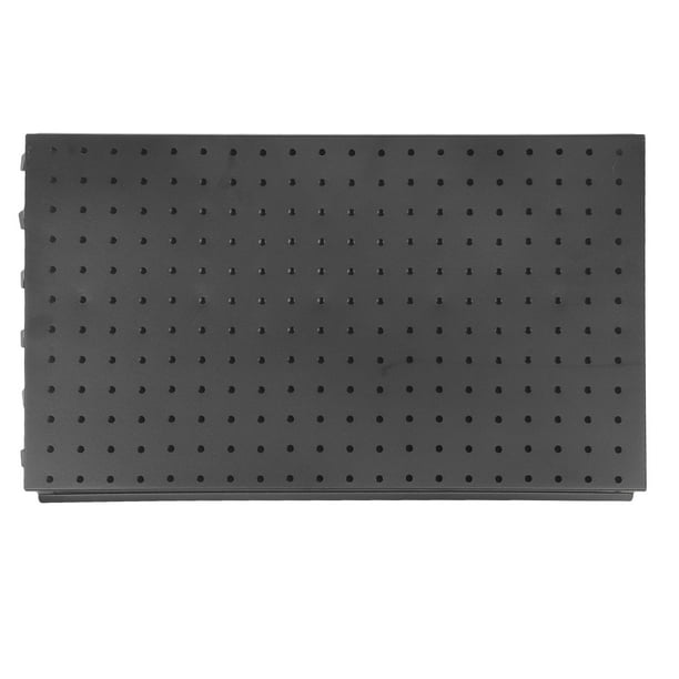 Panel de tablero perforado Panel de metal Montaje en pared Panel de tablero perforado Accesorio del sistema de almacenamiento de tablero perforado