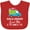 Red, variant on Inktastic Nana and Grandpa Love Me Valentine Truck Boys Baby Bib