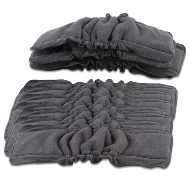 Paquete de 10 pañales de tela para bebé Cambio de pañales de bolsillo para recién nacidos Inserciones absorbentes, transpirables, cómodos, de viaje, forros suaves tipo 3 Methold BA000359-03