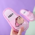 thumbnail image 5 of Cre-Heaven Blue Light Up Toddler Cute Cartoon Slippers,Boys Girls Quick Drying Non-Slip Slodes, Bathroom Slippers Gym Slippers Soft Sole Open Toe House Slides for 2-10 Years Old, 5 of 6