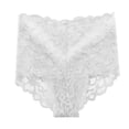 thumbnail image 2 of Ropa interior hipster para mujer Gibobby encaje cintura media ultrafina transparente blanco XXL, 2 of 5