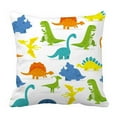thumbnail image 1 of EREHome cartoon dinosaurs Pillow Case Cover Set 16x16 Inch, 1 of 1