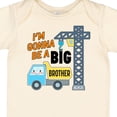 thumbnail image 4 of Inktastic Im Gonna Be a Big Brother- Truck and Crane Boys Baby Bodysuit, 4 of 5