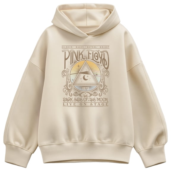 Pink Floyd - Dark Side of the Moon - Women's Oversized Fleece Hoodie Sweatshirt