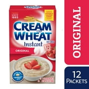 Cream of Wheat Instant Hot Breakfast Cereal, 1 oz, 12 Count