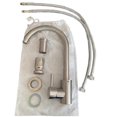 thumbnail image 4 of Brushed 2-Function Kitchen Faucet with 360° Rotating Swivel Spout in 304 Stainless Steel, 4 of 4