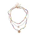 thumbnail image 1 of 3 piezas de collares con cuentas de semillas pequeñas, joyería de cadena de collar de playa, collar bohemio de mujer ajustable de moda, joyería, 1 of 8