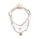 thumbnail image 1 of 3 Piezas Collares con Cuentas de Semillas, Collar Bohemio para Mujeres y niñas, Collar de Cuentas de Playa Ajustable Colorido, joyería de Cadena, 1 of 9