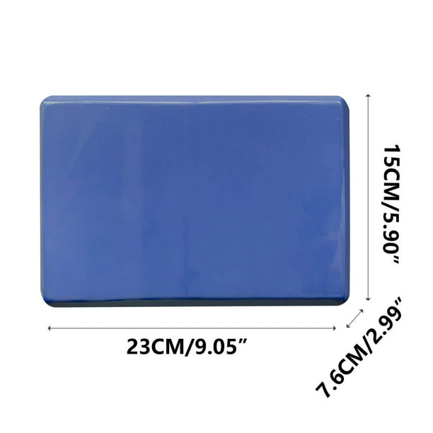 Lot De 2 Briques De Yoga En Mousse EVA – 23x15x7.6 Cm, Antidérapantes Et Durables