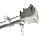 Central Design 100-77-1601 1 in. Michel Curtain Rod, White - 160-240 in.