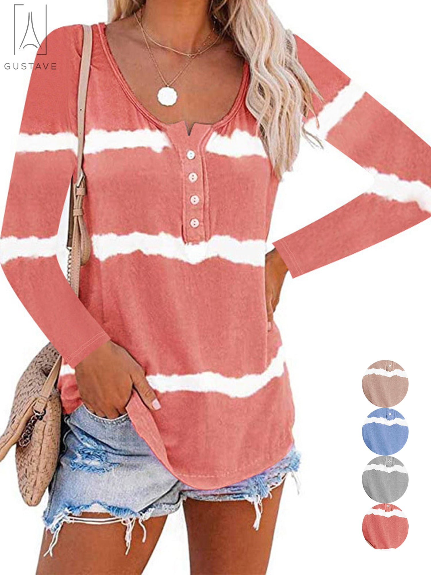 extra long tunic tops for leggings walmart