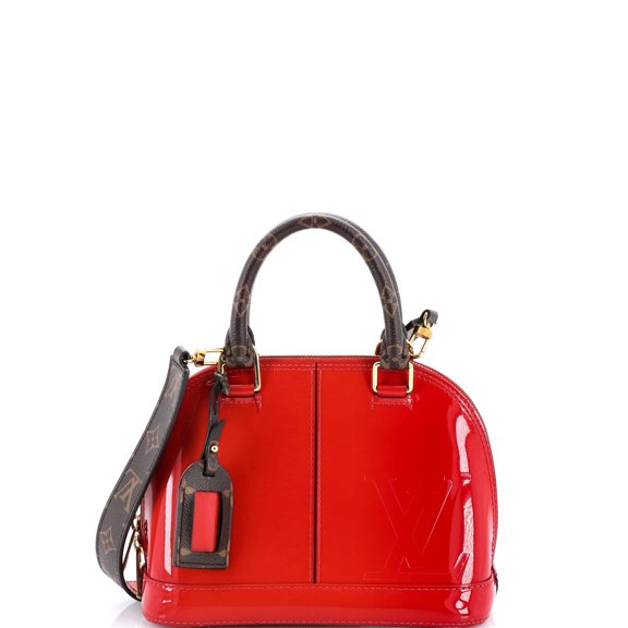 Pre-Owned Alma Handbag Vernis with Monogram Canvas BB By Rebag