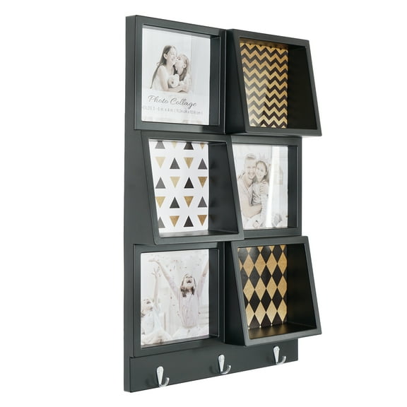 Crystal Art Gallery 24x15 Black Collage Frame & Organizer