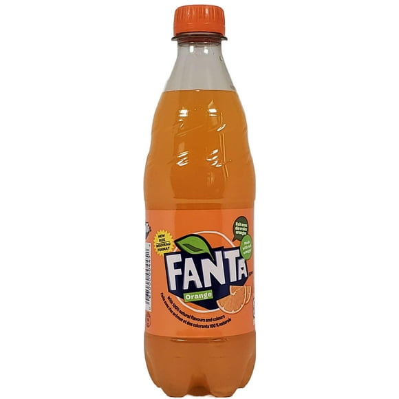 Fanta Orange Soda Bottles, 500ml Bottle, Pack of 24