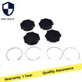thumbnail image 4 of 4x Black Tire Wheel Hub Cover for Polaris RZR XP 1000 Ranger 2017-21 1522872-655, 4 of 4