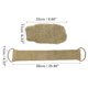thumbnail image 4 of Guantes de Ducha Únicos 1 Set Guantes Exfoliantes para Baño 25.98"x4.33" Marrón, 4 of 6