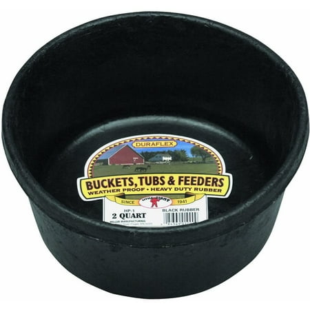 UPC: 0084369010009 | Little Giant DuraFlex 2 qt Feeder Pan For Livestock