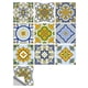 thumbnail image 2 of Azulejo de pared Vinilo Flor Etiqueta de la pared Mural Calcomanía para azulejos Etiqueta autoadhesiva impermeable para azulejos, MZ-2-114, Grande Yuarrent HA002473-132, 2 of 6