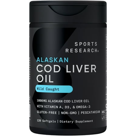 Cod Liver Oil 1000mg (120 softgels)