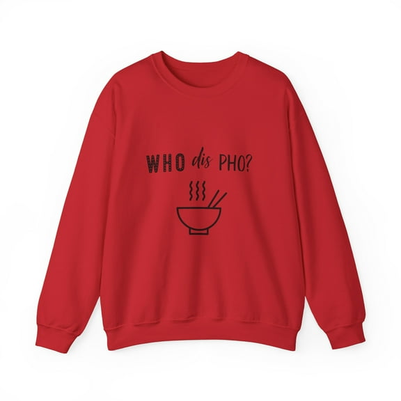Who Dis Pho Soup Unisex Heavy Blend™ Crewneck Sweatshirt